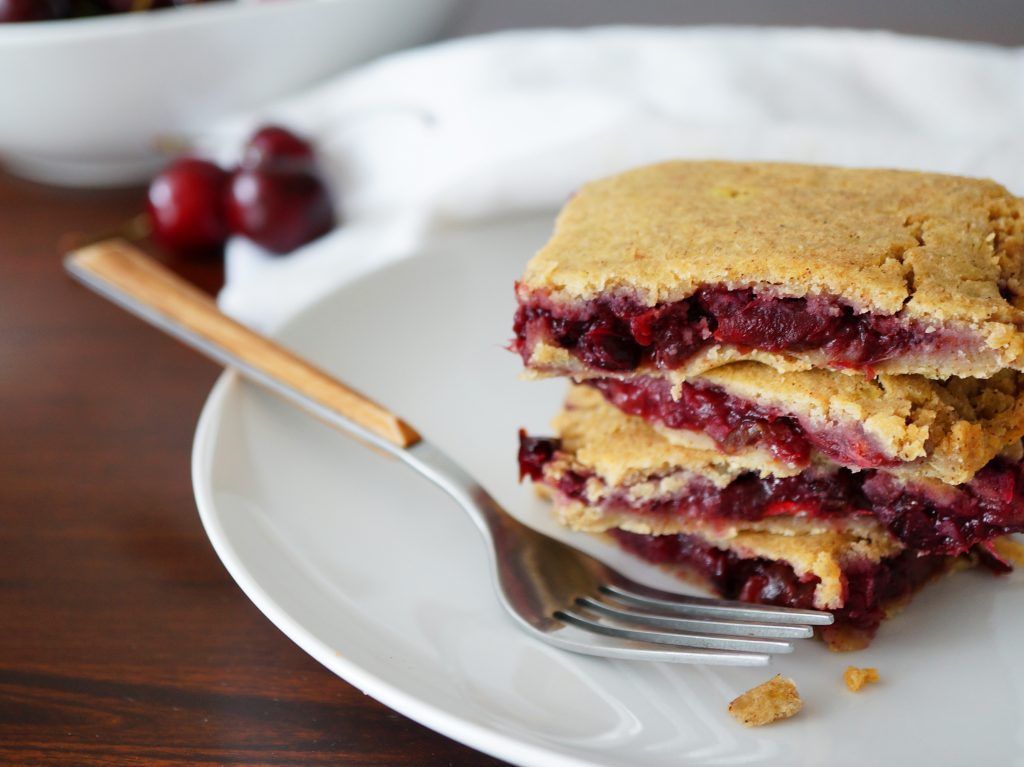 cherry pie bars paleo