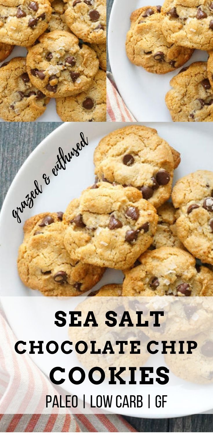 Paleo Chocolate Chip Sea Salt Cookies