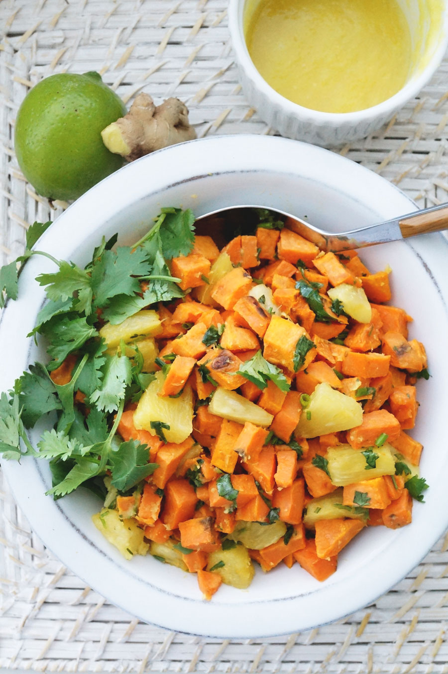 spicy sweet potato salad