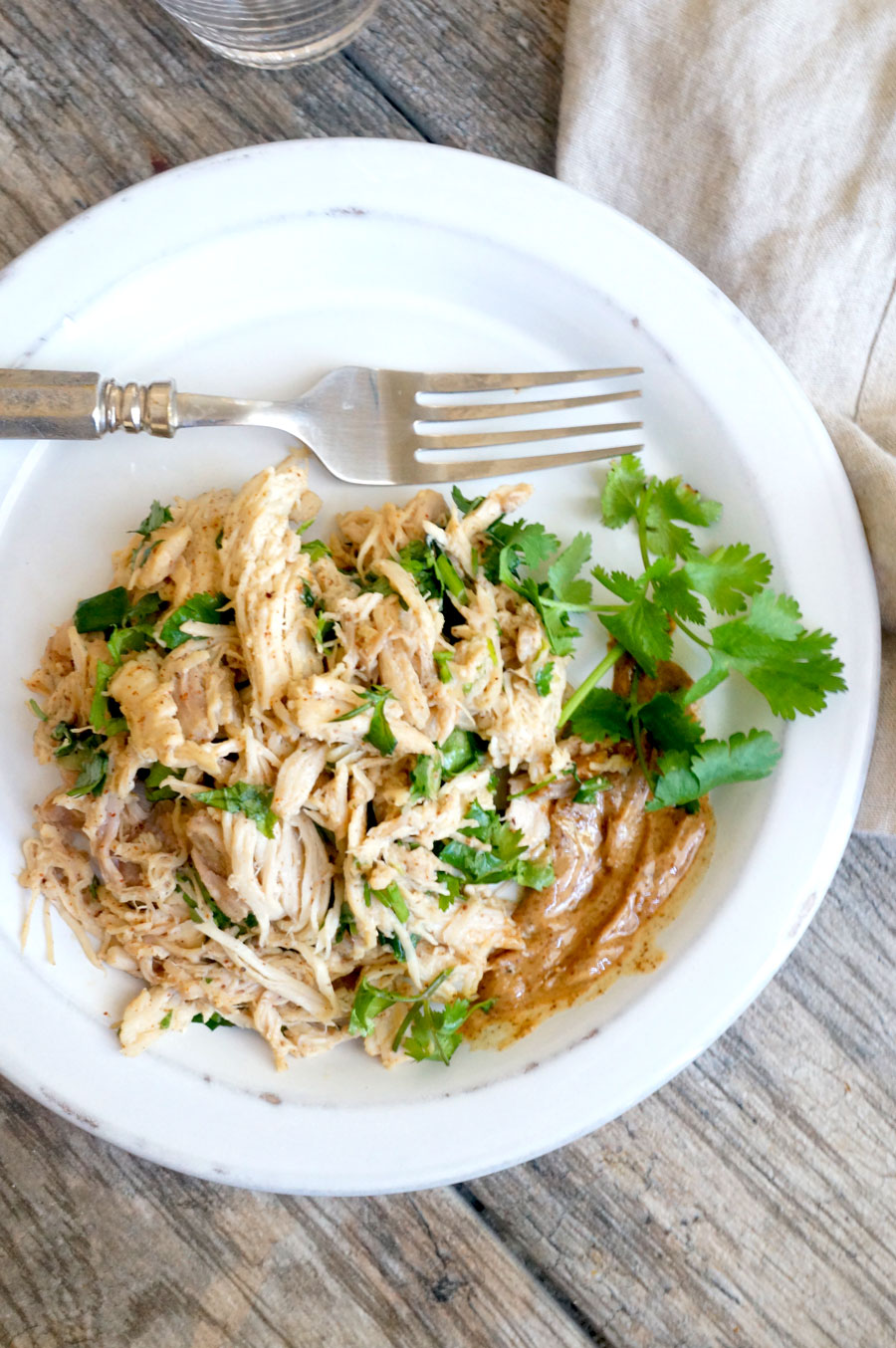 Paleo Instant Pot Chicken with Almond Satay