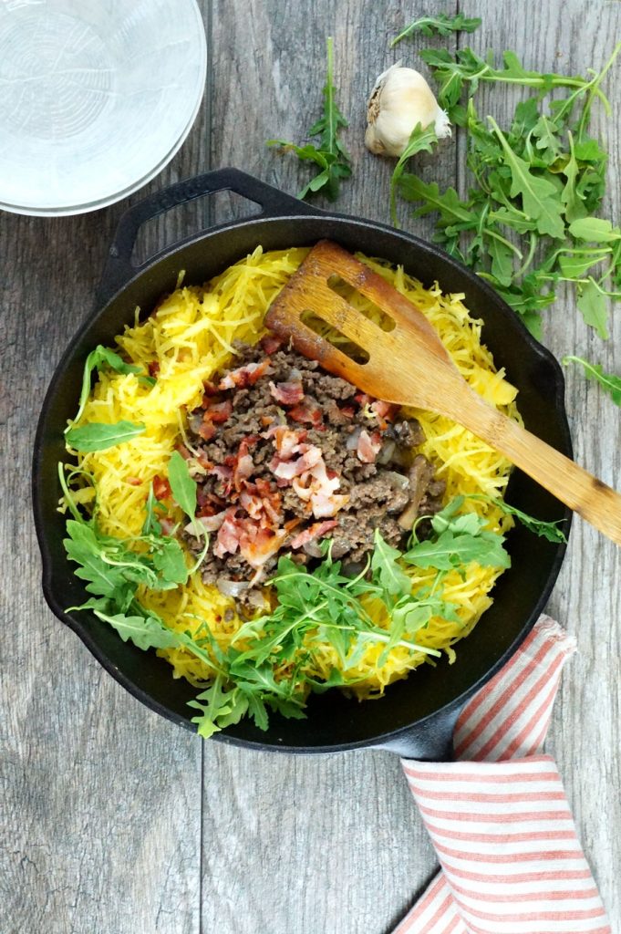 Beef Mushroom Carbonara