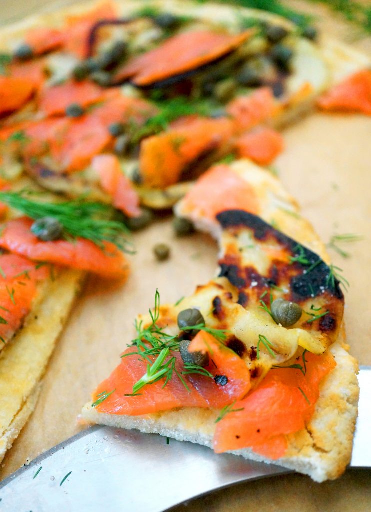 smoked salmon flatbread paleo grain-free aip