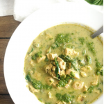 kale pesto chicken soup