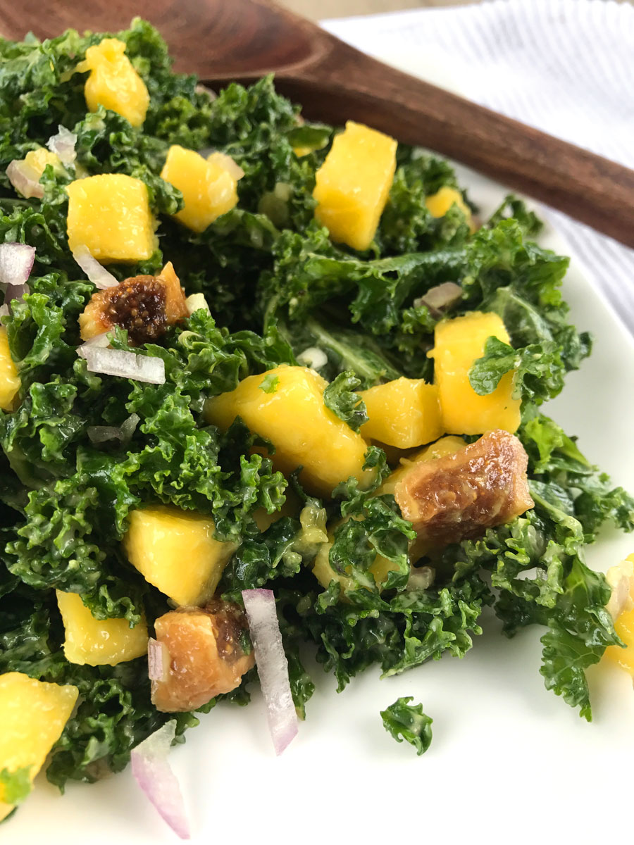 creamy kale salad