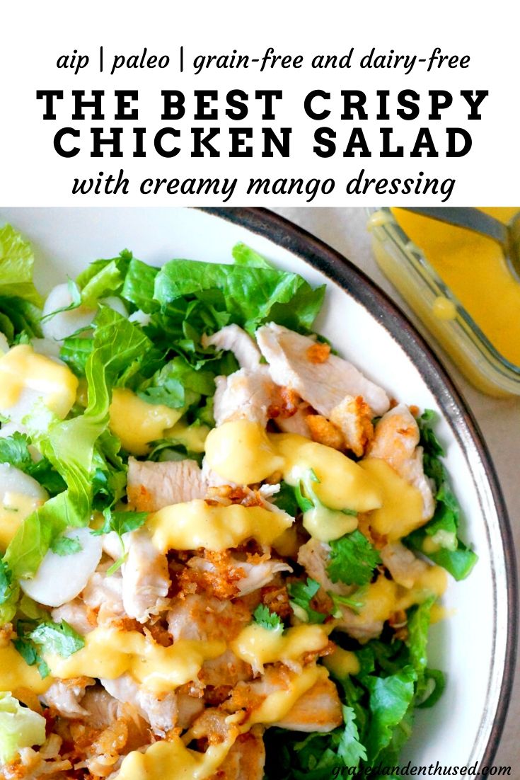 crispy chicken salad paleo