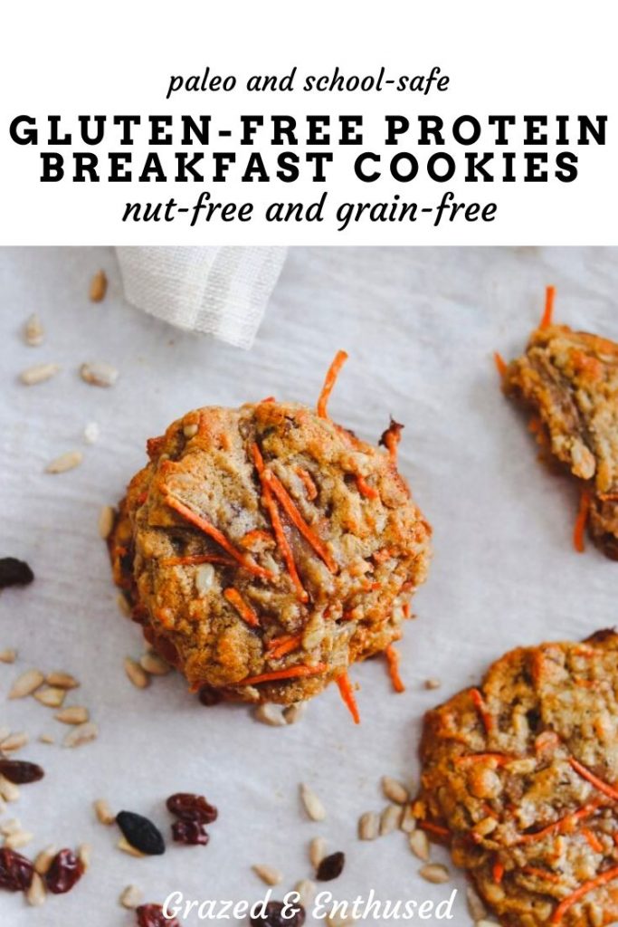 Gluten Free Protein Breakfast Cookies - Grazed & Enthused