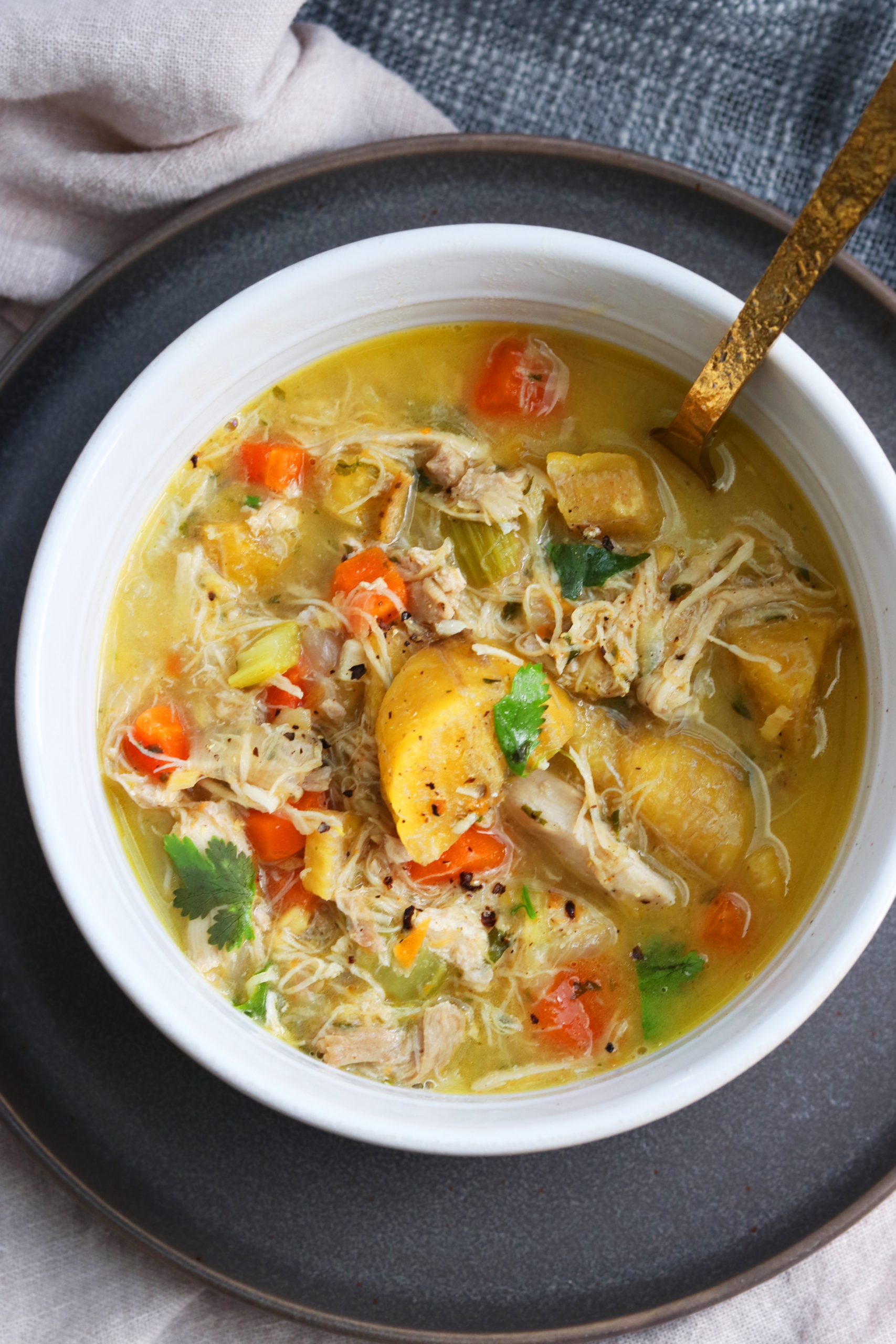 Healing Ginger Chicken Soup with Rice