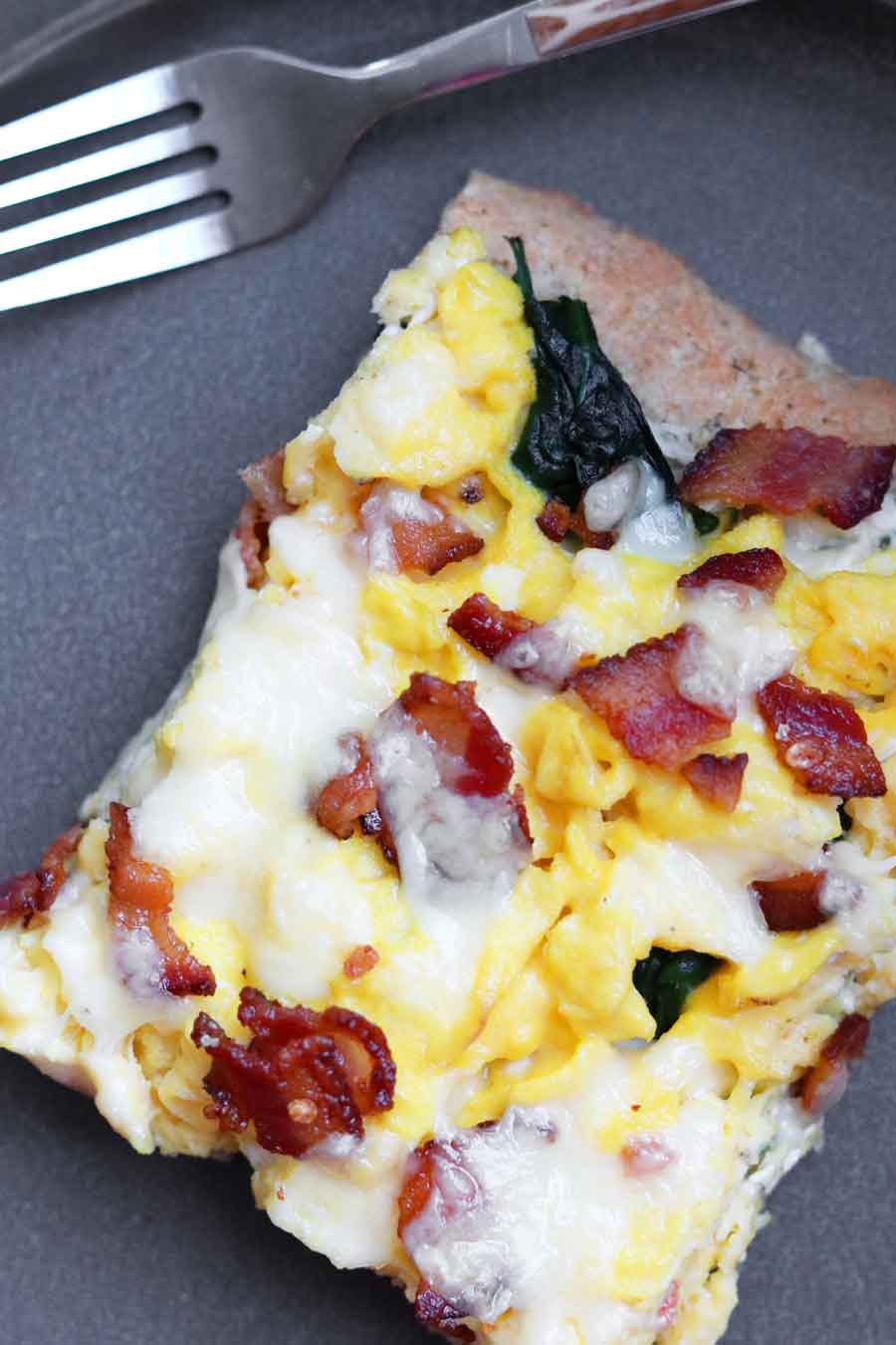 Gluten Free Breakfast Pizza - Make Ahead!