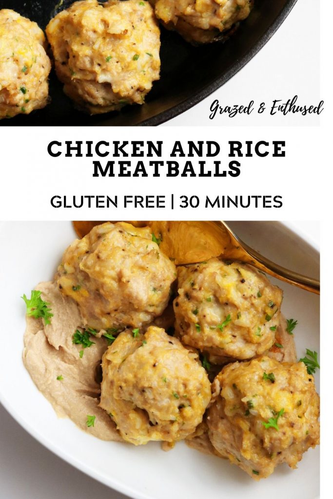 Chicken Rice Meatballs