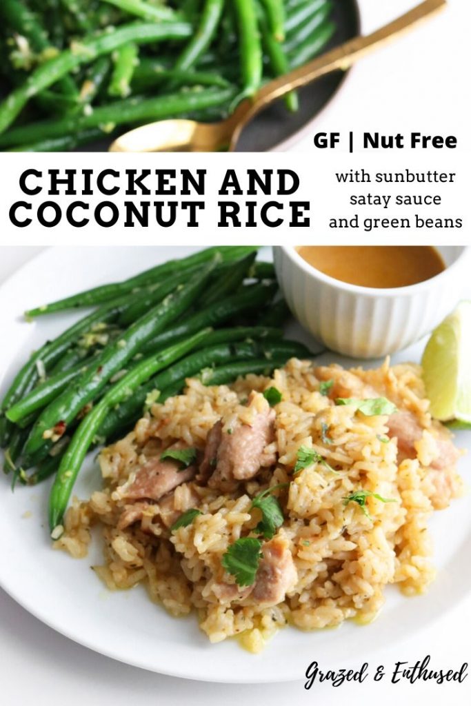 chicken and coconut rice