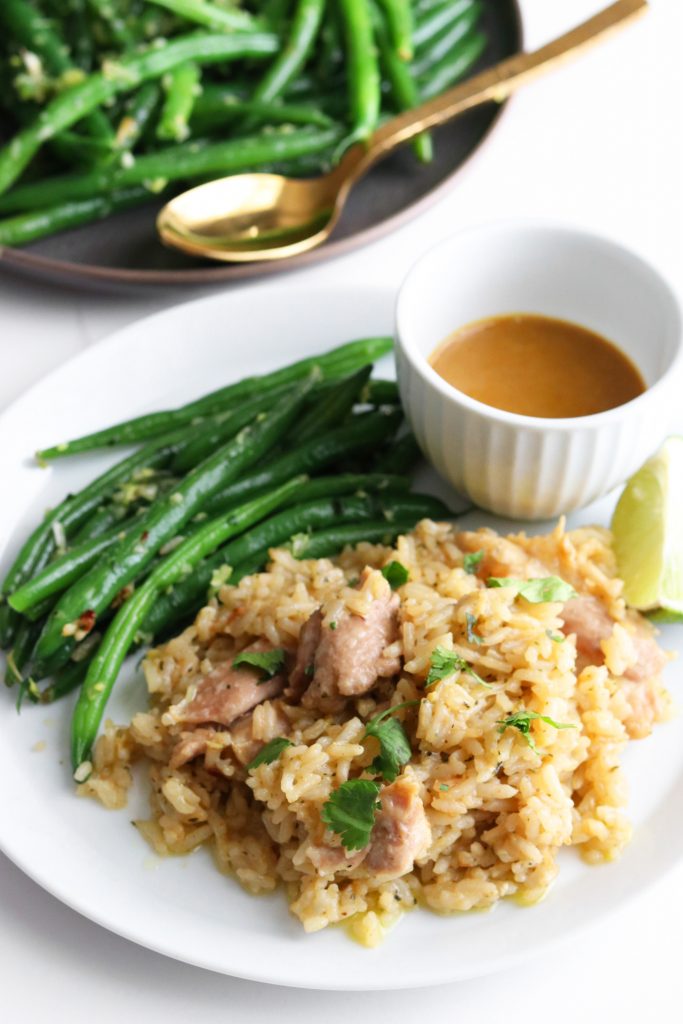 chicken and coconut rice 