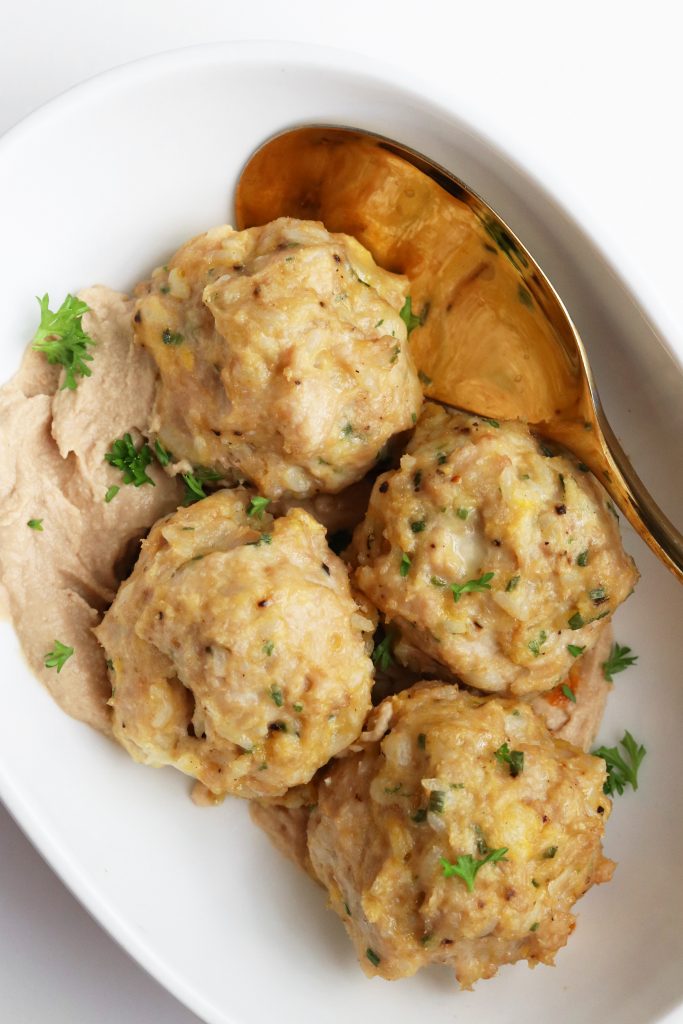 Chicken and Rice Meatballs (Gluten-Free) - Grazed & Enthused