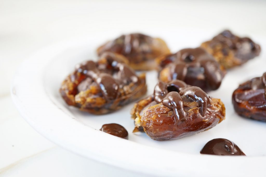 Vegan & Paleo Ganache Stuffed Dates