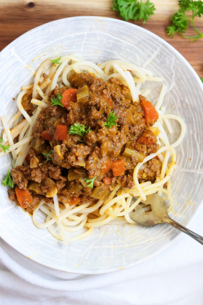 Paleo Nightshade-Free Meat Sauce