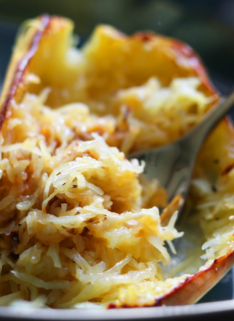 air-fryer-parmesan-garlic-spaghetti-squash-grazed-enthused