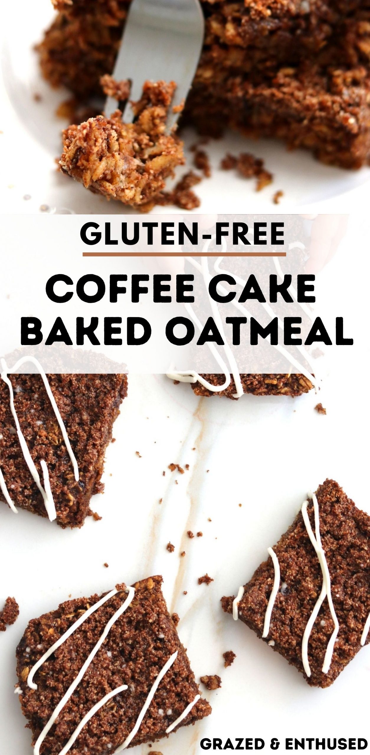 Coffee Cake Baked Oatmeal pin