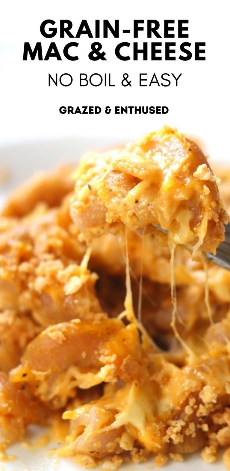 Grain-Free Baked Macaroni and Cheese - Grazed & Enthused