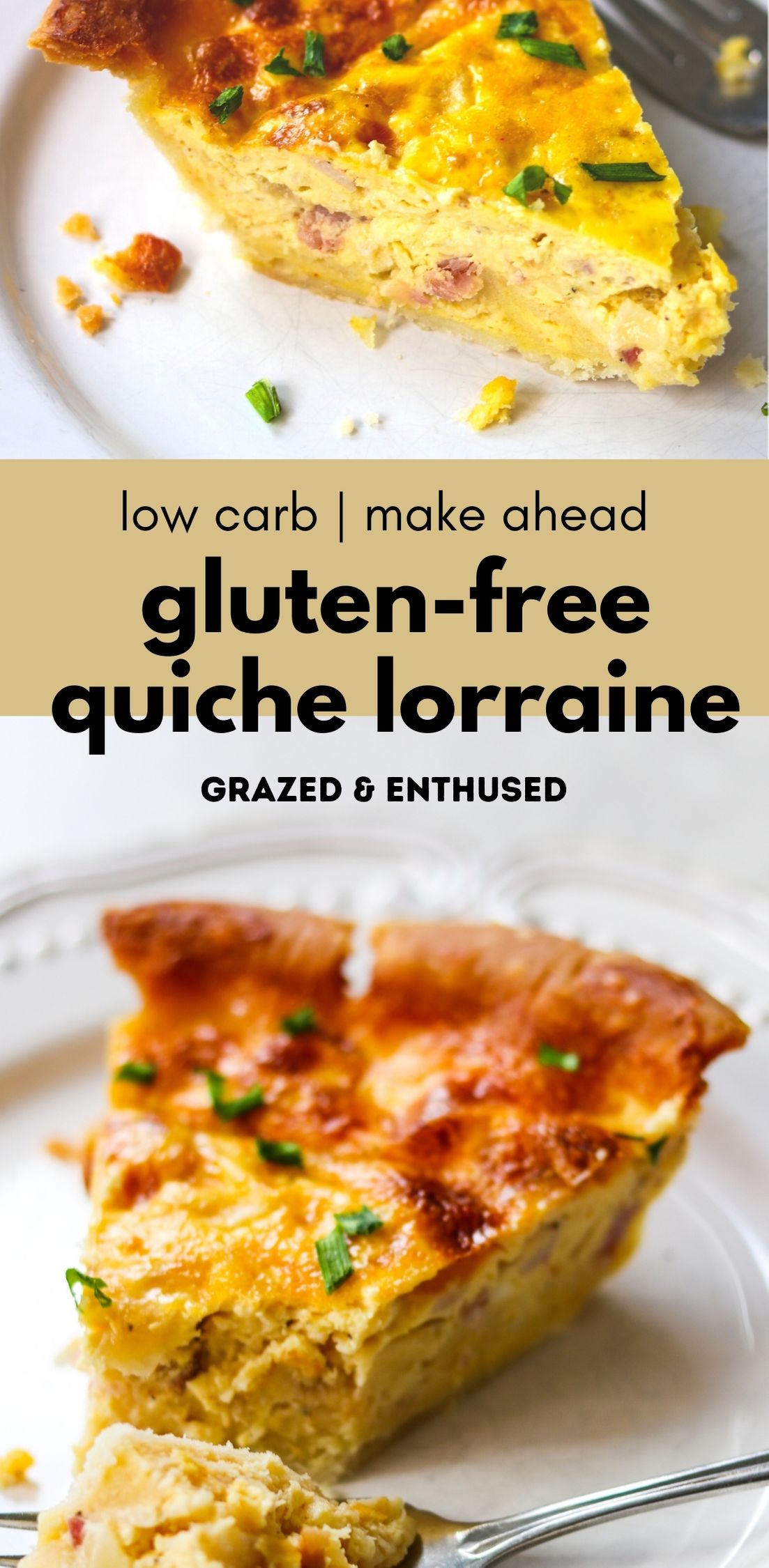 Gluten Free Quiche Lorraine Pin