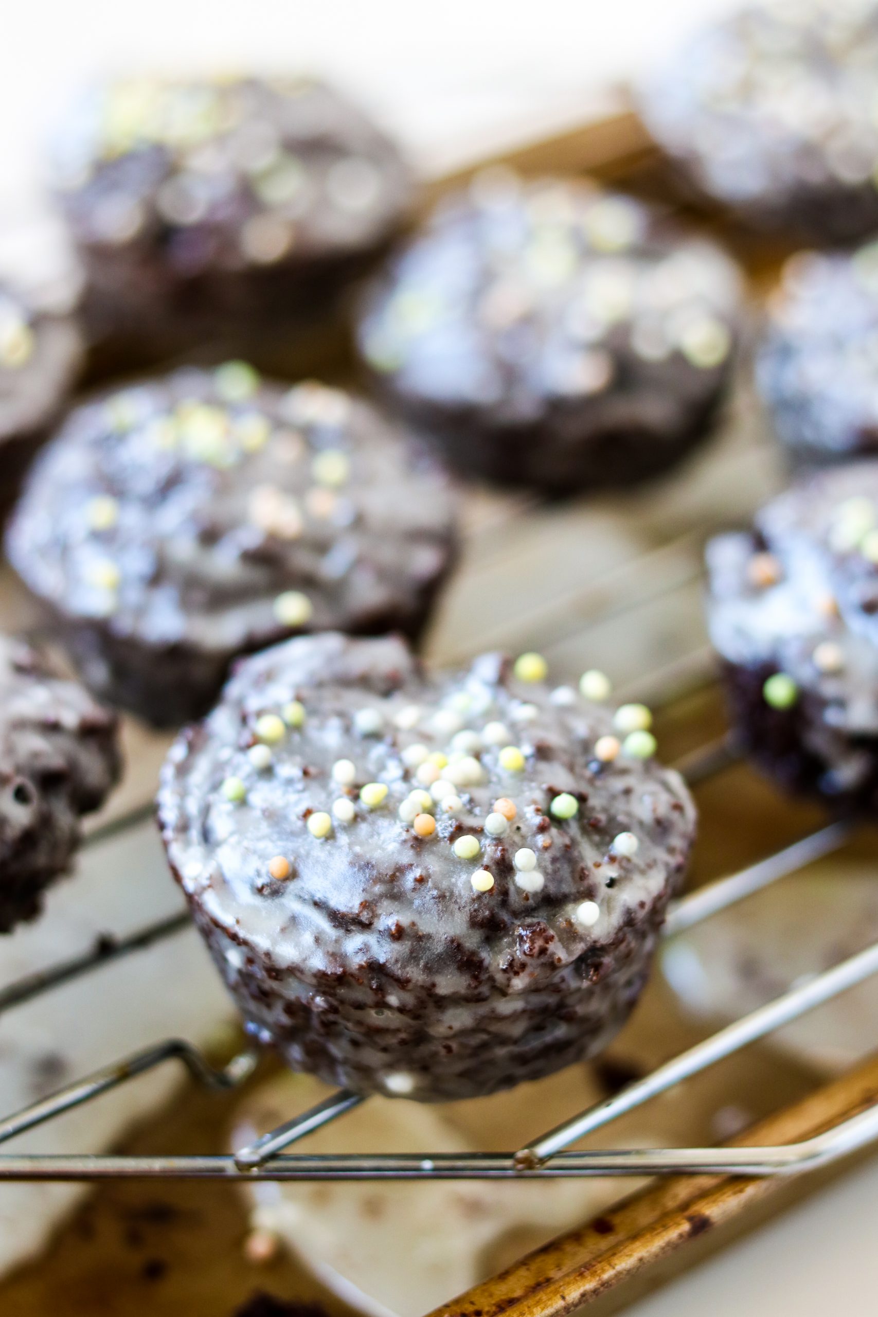 Grain-Free Chocolate Glazed Muffins DF