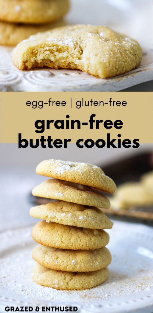 Grain-Free Butter Cookies - Egg-Free - Grazed & Enthused