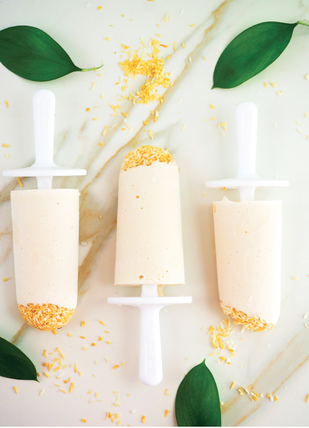 Toasted Coconut Cream Pops