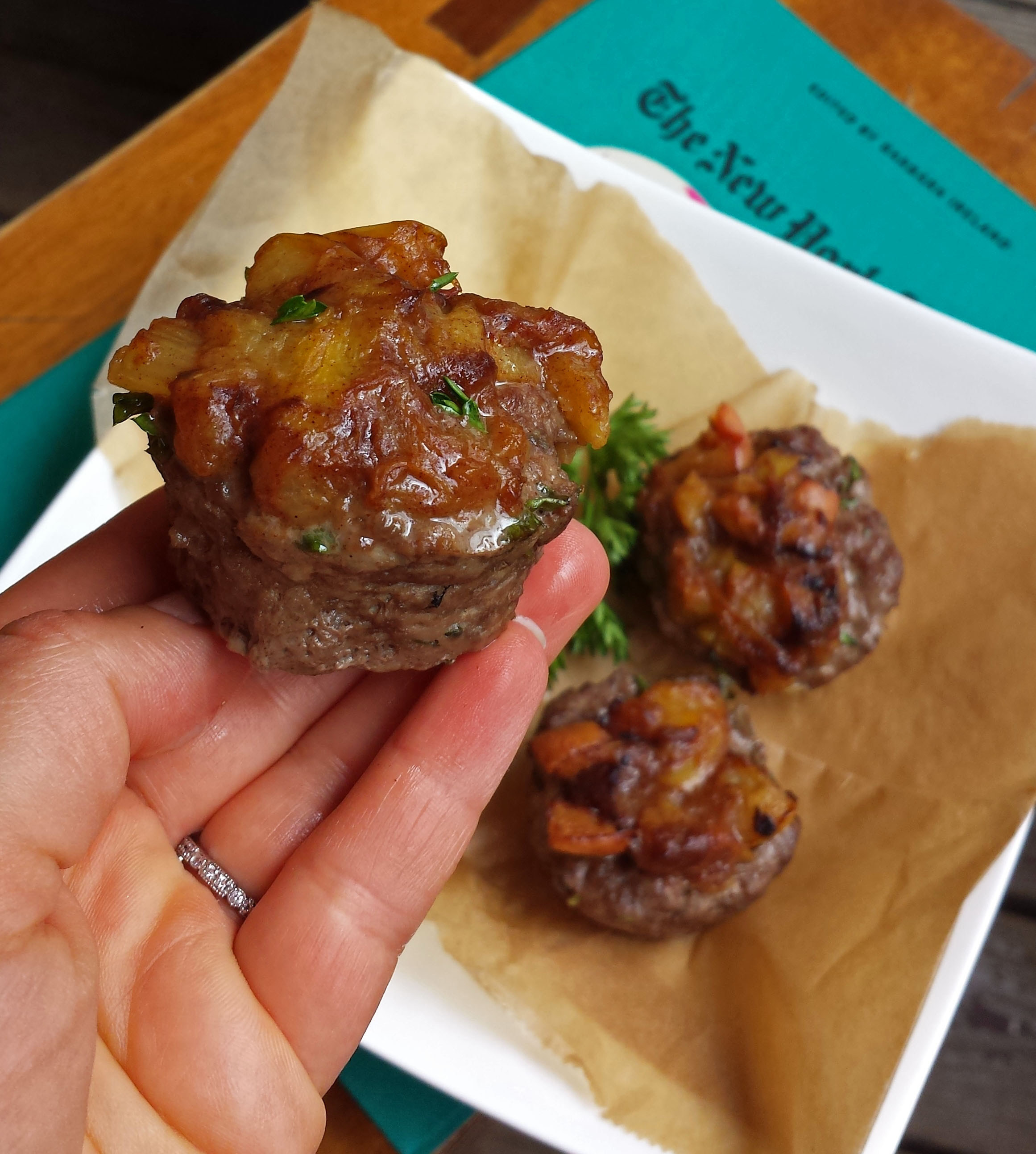 Glazed Mini Meatloaves Recipe