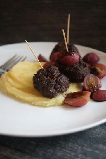 greek meatballs parsnip puree